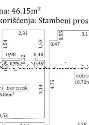 Apartment for sale in Škaljari