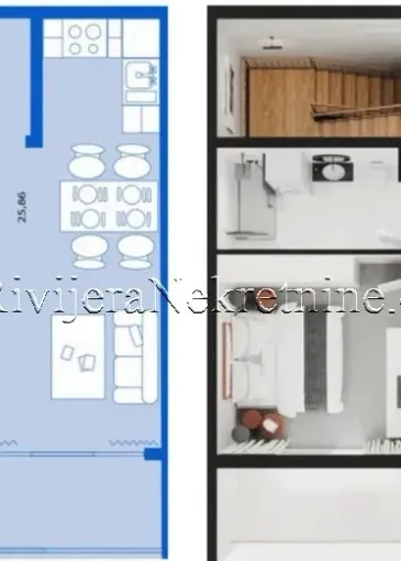 Property under construction for sale in Tivat