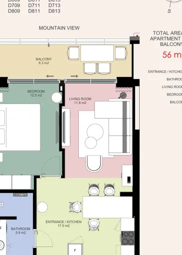 İnşaat halindeki mülk satılık Bečići'de 